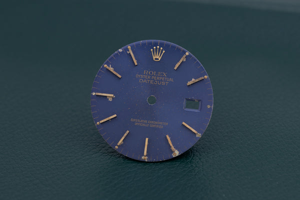 Load image into Gallery viewer, Rolex Datejust Blue Stick dial ( spotted ) for 16013 FCD26777
