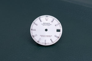 Rolex Midsize Silver Lumi Stick Dial for 178274 FCD27193