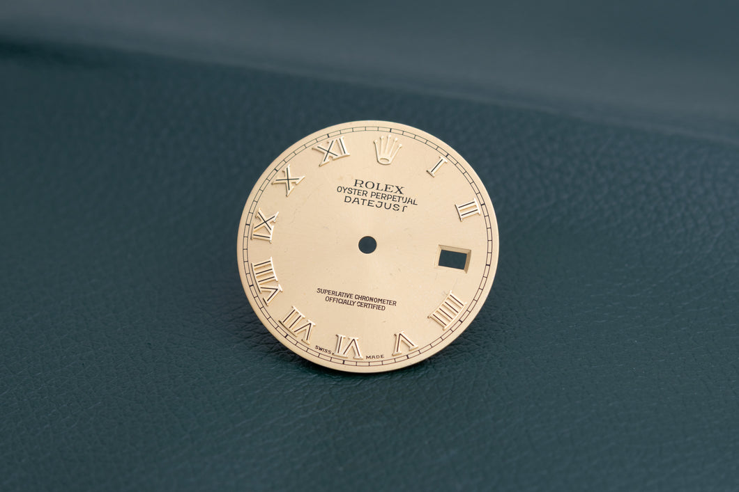 Rolex Datejust DAMAGED Champagne Bold Roman Dial for model 16233-116233 FCD27302