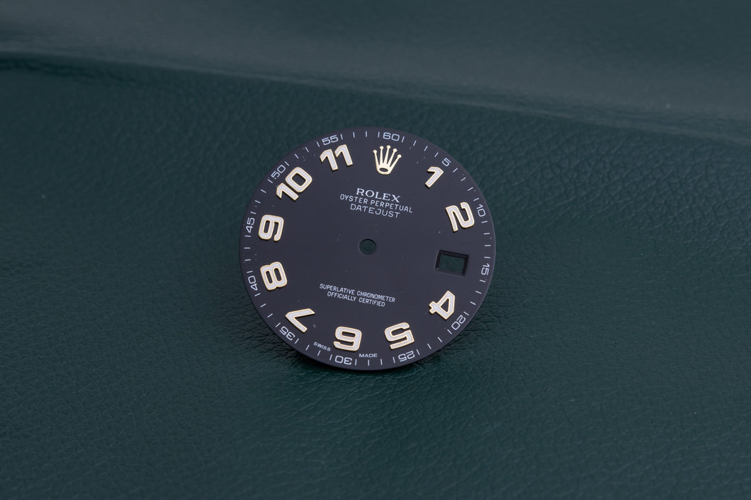 Rolex Datejust 41 Black Arabic dial ( scratches ) for model 116333 FCD27355