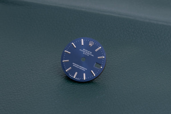 Load image into Gallery viewer, Rolex Date Blue stick marker dial for model 69160 FCD27466
