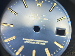 Rolex Date Blue stick marker dial for model 69160 FCD27466