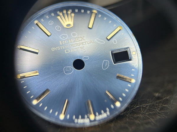 Load image into Gallery viewer, Rolex Date Blue stick marker dial for model 69160 FCD27468
