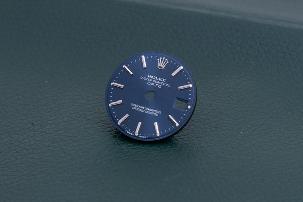 Load image into Gallery viewer, Rolex Date Blue stick marker dial for model 69160 FCD27469
