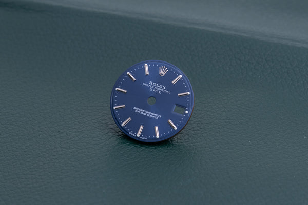 Load image into Gallery viewer, Rolex Date Blue stick marker dial for model 69160 FCD27470
