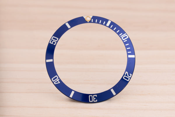 Load image into Gallery viewer, Rolex Submariner Blue Insert Tritium Pearl For 16803 - 16613 FCD27529
