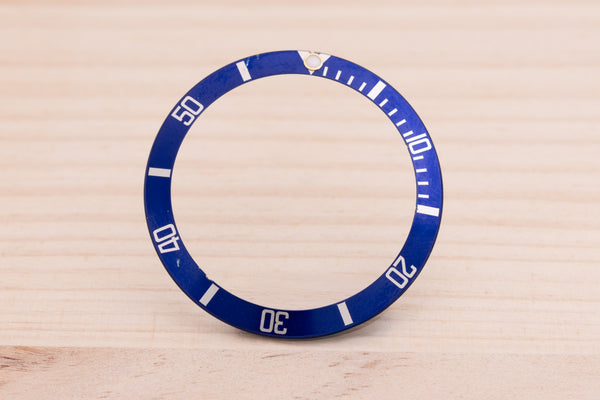 Load image into Gallery viewer, Rolex Submariner Luminova Blue Insert for 16803 - 16808 - 16613/8 FCD27563
