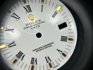 Rolex Date White Roman Peg Dial for Model 15013 - 15018 FCD27706