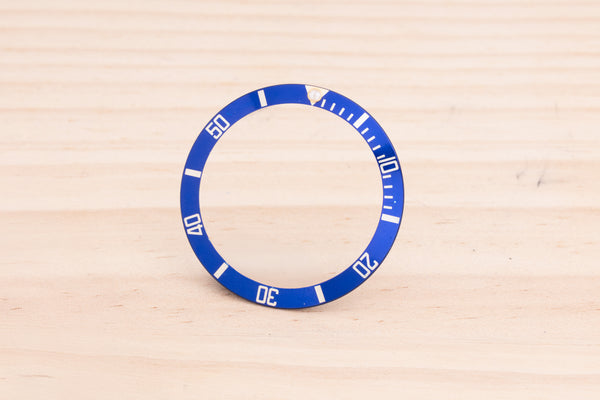 Load image into Gallery viewer, Rolex Submariner Blue Lumi Insert Cracked Pearl for 16808 - 16803 - 16613 FCD27805
