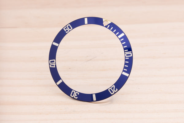 Load image into Gallery viewer, Rolex Submariner Blue Insert missing pearl for 16808 - 16803 - 16613 FCD27816
