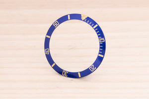 Rolex Submariner Blue Insert Tritium Pearl For 16803 - 16613 MINTY FCD27842