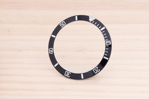 Load image into Gallery viewer, Rolex Submariner tritium Insert CRACKED Pearl for 16800 - 16610 FCD27862
