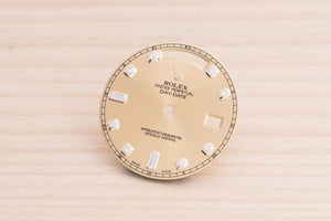 Rolex Day-Date II Champagne Diamond Dial for model 218238 FCD28022