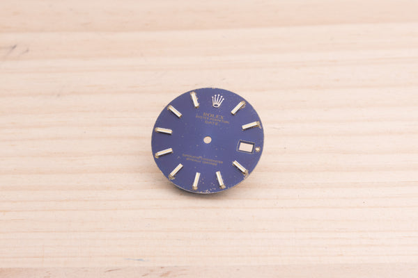 Load image into Gallery viewer, Rolex Date Tropical Blue stick dial for model 1500 - 1501 FCD28349
