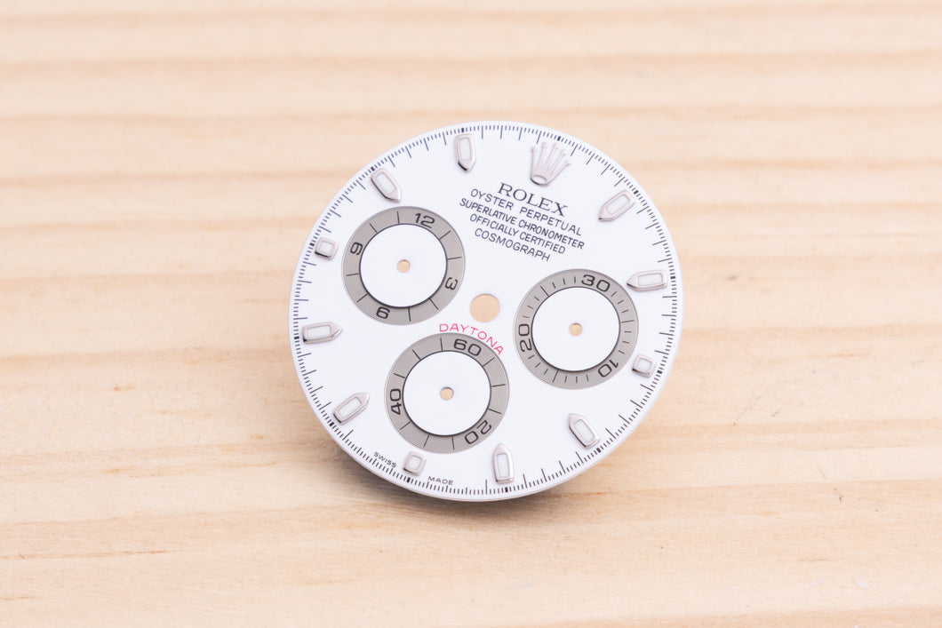 Rolex White Daytona Dial for model 116520  “Luminova” FCD28925