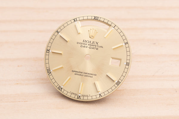 Load image into Gallery viewer, Rolex Day-Date Champagne Stick Dial for 18038 - 18238 FCD28931
