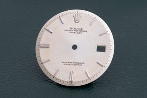 Rolex Datejust Silver Spotted Stick Dial for model 1601 FCD29072