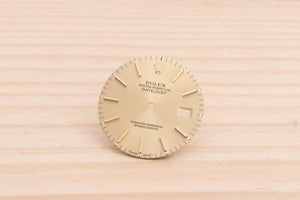 Rolex Datejust Champagne Stick Dial for model 16013 FCD29075