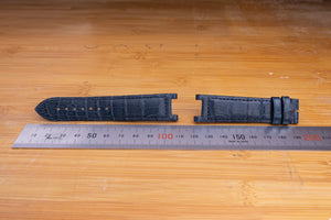 Cartier 21x21mm Blue Alligator Strap FCD29240