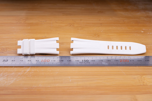 Load image into Gallery viewer, Audemars Piguet 23mm x 18mm white Strap FCD29269
