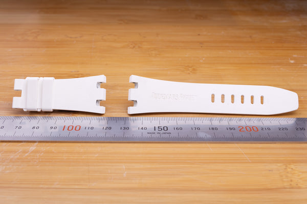 Load image into Gallery viewer, Audemars Piguet 23mm x 18mm white Strap FCD29269
