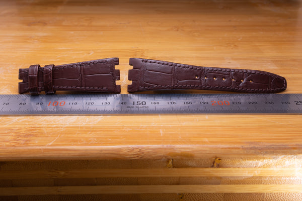 Load image into Gallery viewer, Audemars Piguet 24mm x 16mm brown Strap FCD29341
