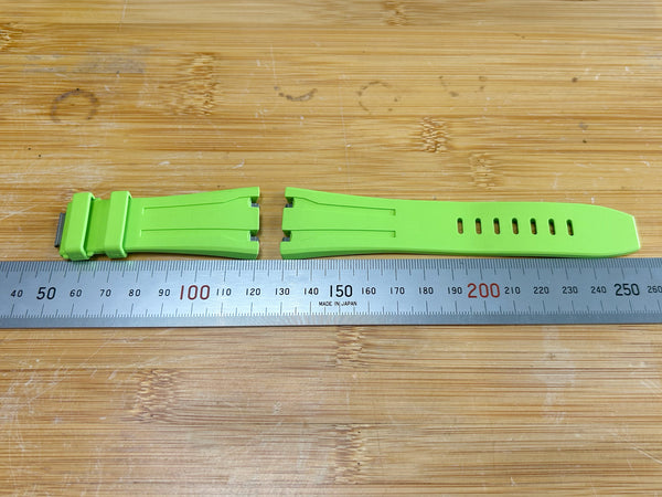 Load image into Gallery viewer, Audemars Piguet Lime Green Rubber Strap 30mm x 22mm for Offshore Divers FCD29375
