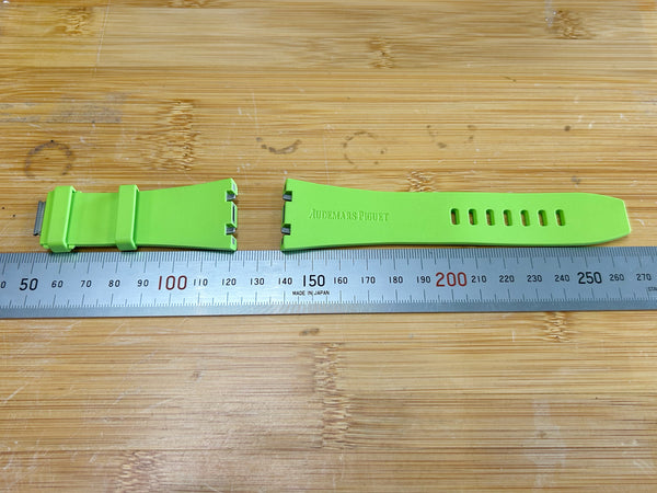 Load image into Gallery viewer, Audemars Piguet Lime Green Rubber Strap 30mm x 22mm for Offshore Divers FCD29375
