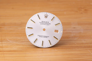 Rolex Datejust Silver Stick dial for model 16013 FCD29624