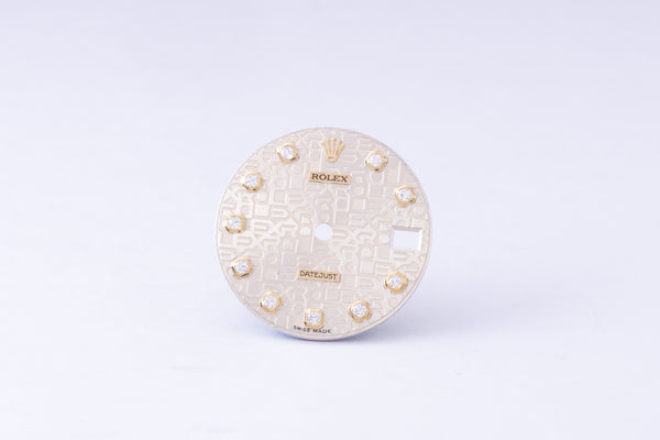 Load image into Gallery viewer, Rolex Midsize Silver Jubilee Diamond dial for 68273 - 78273 FCD29751
