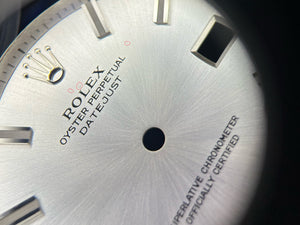 Rolex Datejust Silver Wide Boy Marker dial for model 1601 FCD29899