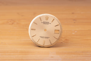 Rolex Datejust Champagne Stick Claw Marker dial for 1601 FCD29926