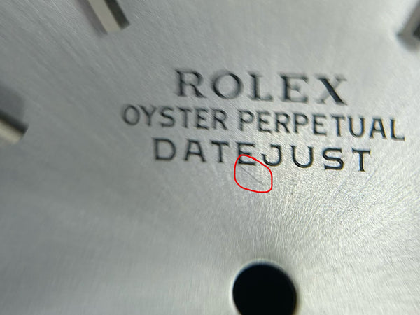 Load image into Gallery viewer, Rolex Datejust Silver Stick dial for model 16014 - 16030 FCD29943
