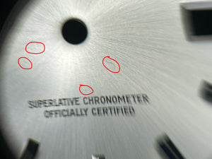 Rolex Datejust Silver Stick dial for model 16014 - 16030 FCD29944