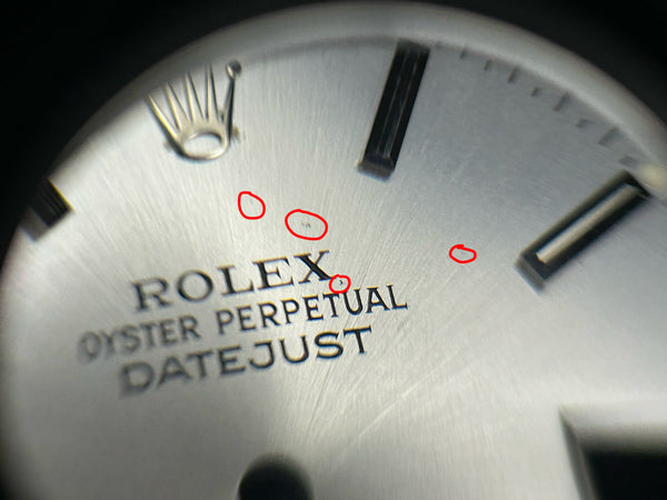 Load image into Gallery viewer, Rolex Datejust Silver Stick dial for model 16014 - 16030 FCD29944

