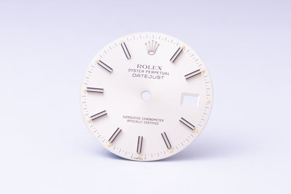 Load image into Gallery viewer, Rolex Datejust Silver Stick dial for model 16014 - 16030 FCD29948
