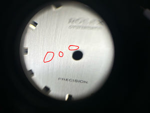 Rolex Silver Oyster Date Dial for model 6694 FCD29971