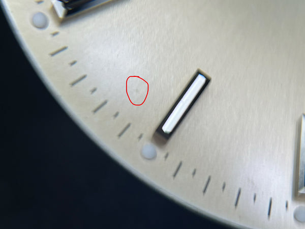 Load image into Gallery viewer, Rolex Airking Silver Stick Dial for model 14000 - 14010 FCD29981
