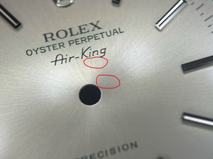 Rolex Airking Silver Stick Dial for model 14000 - 14010 FCD29989