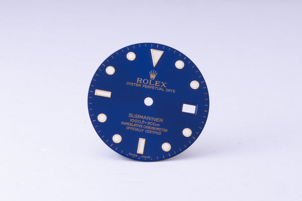 Load image into Gallery viewer, Rolex Submariner Blue "Swiss Made" Dial for model 16613 FCD30025
