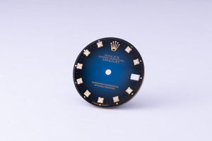 Rolex Midsize blue vignette diamond dial for model 68273 FCD30033