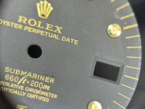 Rolex Vintage Submariner Matte Black Nipple Dial for 1680 FCD30078