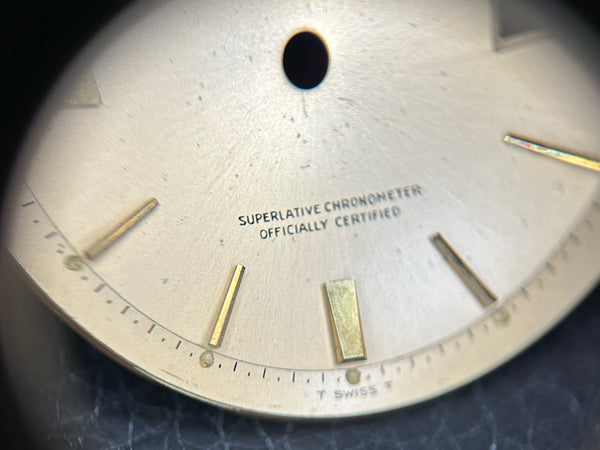 Load image into Gallery viewer, Rolex Day-Date Champagne Fat 6-9 Dial for model 1803 - 1807 FCD30103
