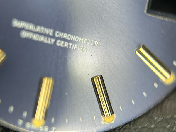 Load image into Gallery viewer, Rolex Blue Stick Date dial for model 1500 - 1501 FCD30109
