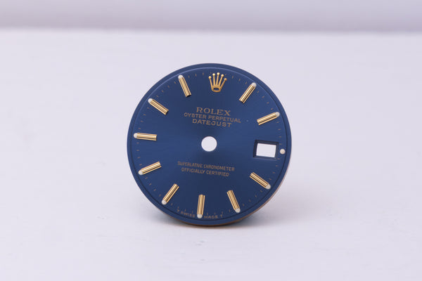 Load image into Gallery viewer, Rolex Ladies Datejust Blue Stick Dial for model 69173 - 69178 FCD30364
