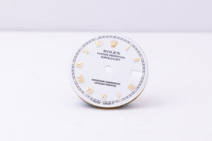 Rolex ladies Skinny White Roman Dial for model 69173 - 79173 FCD30383
