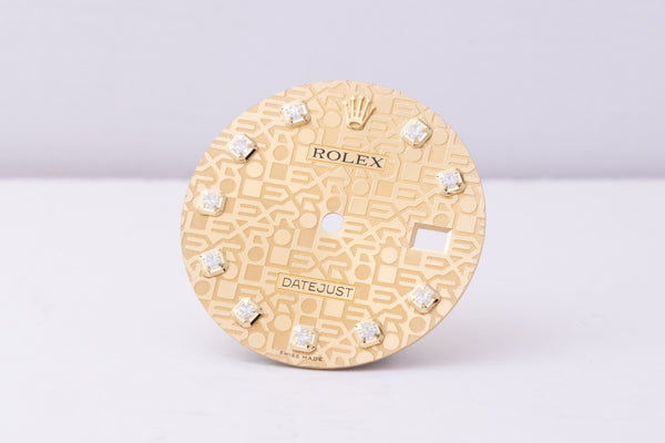 Load image into Gallery viewer, Rolex Champagne Jubilee Diamond Dial for 116233 FCD30406
