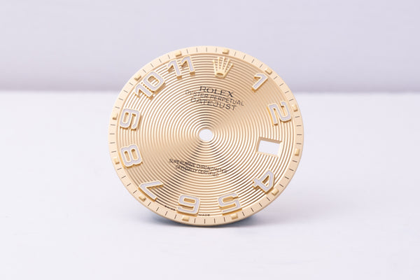 Load image into Gallery viewer, Rolex Mens Datejust Champagne Concentric Arabic Dial for 116234 - 116200 FCD30409

