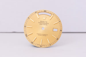 Rolex Day-Date Oyster Quartz Champagne Stick Dial for 19018 FCD30417