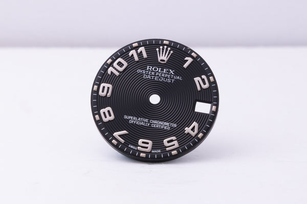 Load image into Gallery viewer, Rolex Midsize Datejust Black Arabic Concentric Dial for 178240 - 178274 FCD30422
